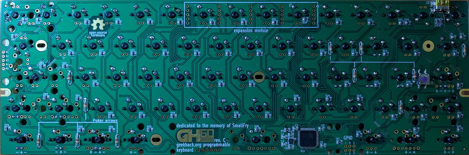 gh60 Rev C PCB